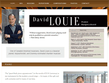 Tablet Screenshot of davidlouiepiano.com